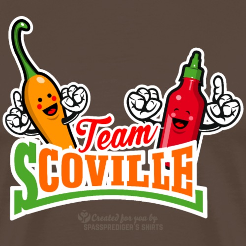 Chili Pepper Fan Merch Design Team Scoville - Männer Premium T-Shirt