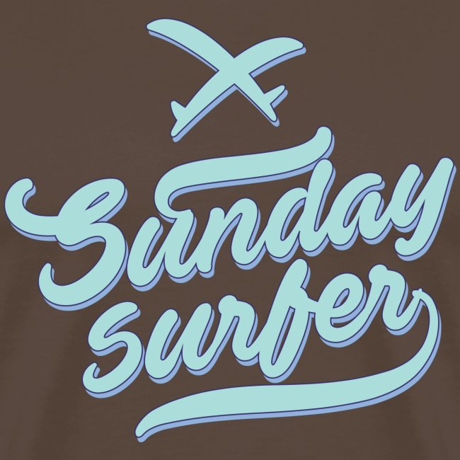 Sunday Surfer Logo Pastel