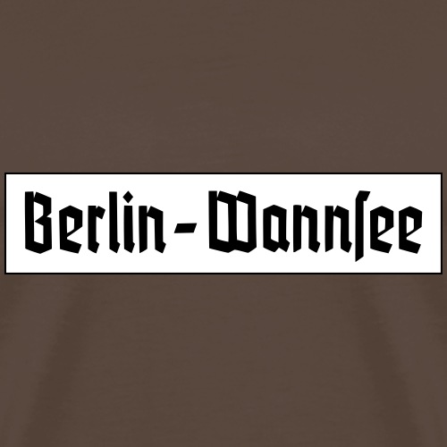 Berlin Wannsee Fraktur - Männer Premium T-Shirt
