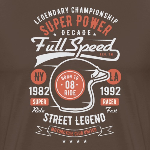 Full Speed Super Power - Männer Premium T-Shirt