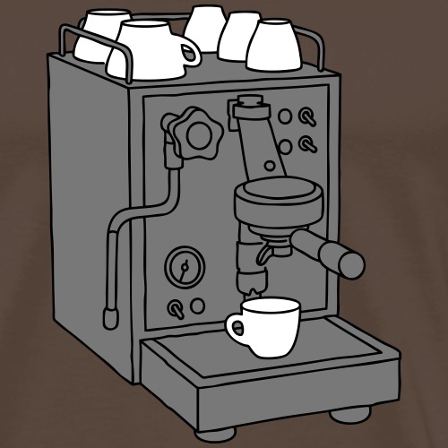 Espressomaschine 3 - Männer Premium T-Shirt