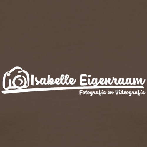 Isabelle Eigenraam Fotografie Videografie wit - Mannen Premium T-shirt
