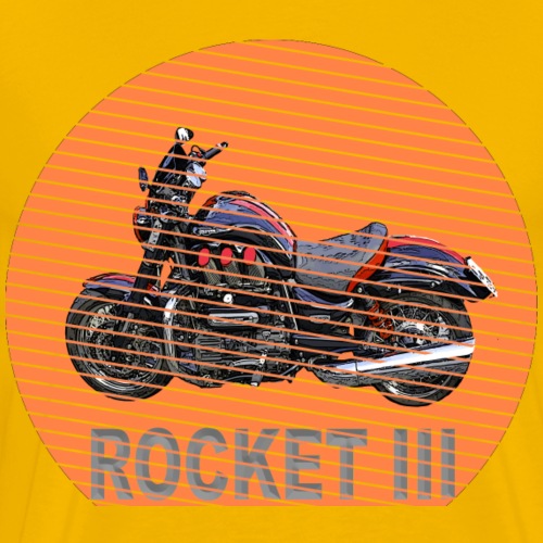 Rocket III Roadster Custom – Sun - Sonne - Männer Premium T-Shirt