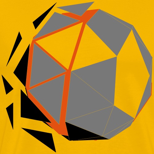 Polygone Ball - Männer Premium T-Shirt