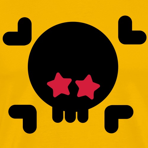 skull b 2c, Pirat, Kopf, Skelett,Totenkopf - Männer Premium T-Shirt