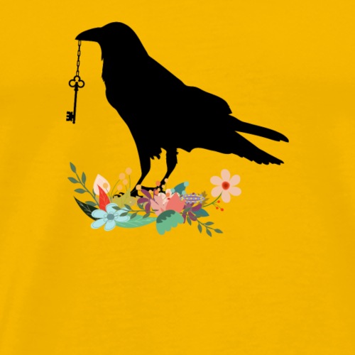 Oiseau avec clef - T-shirt Premium Homme