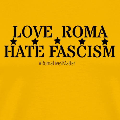 Love Roma Hate Fascism - Männer Premium T-Shirt