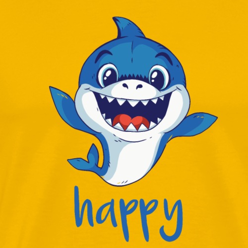 happy hai - Männer Premium T-Shirt