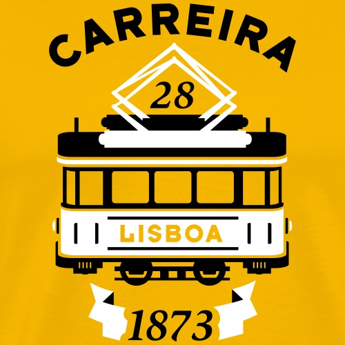 Tramway 28 Lisbonne Portugal - T-shirt Premium Homme