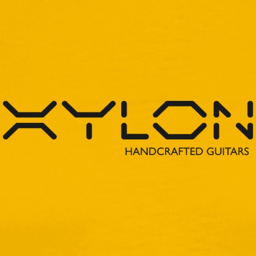 Xylon Handcrafted Guitars (plain logo in black) - Men's Premium T-Shirt