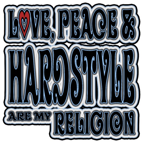 Love, Peace & HARDSTYLE - Männer Premium T-Shirt