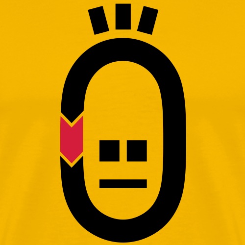 tech face 2c, Technik Gesicht - Männer Premium T-Shirt