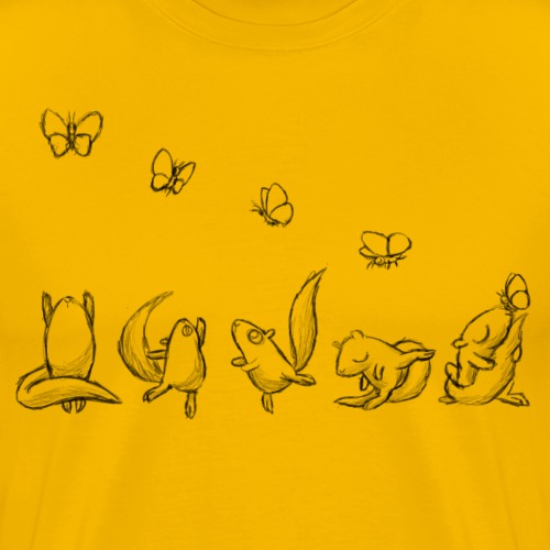 Tanzendes Eichhörnchen - Männer Premium T-Shirt