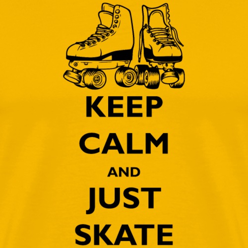 Keep calm : roller - T-shirt Premium Homme