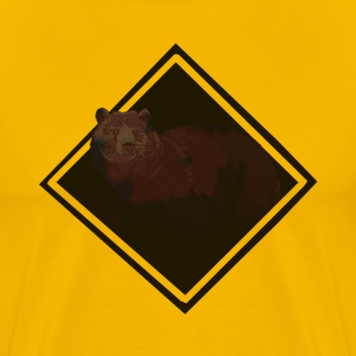 oso rap - Camiseta premium hombre