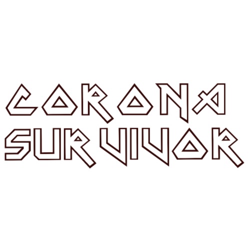 CORONA SURVIVOR COVID-19 SHIRT - Mannen Premium T-shirt