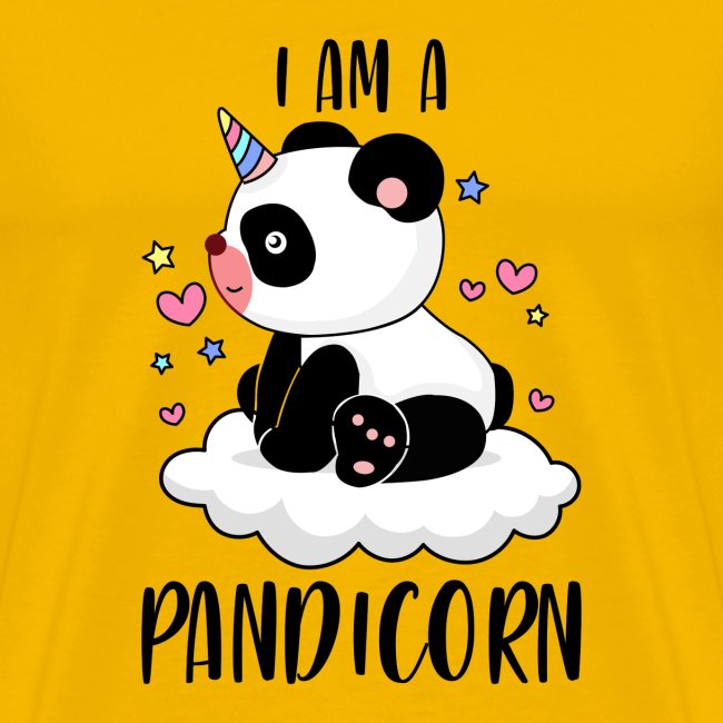 I am a Pandicorn - fun panda animal