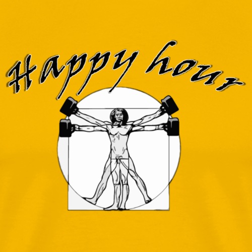 T-shirt logo beer humor Happy hour