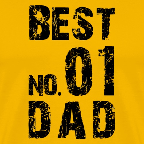 No. 1 BEST DAD - Männer Premium T-Shirt