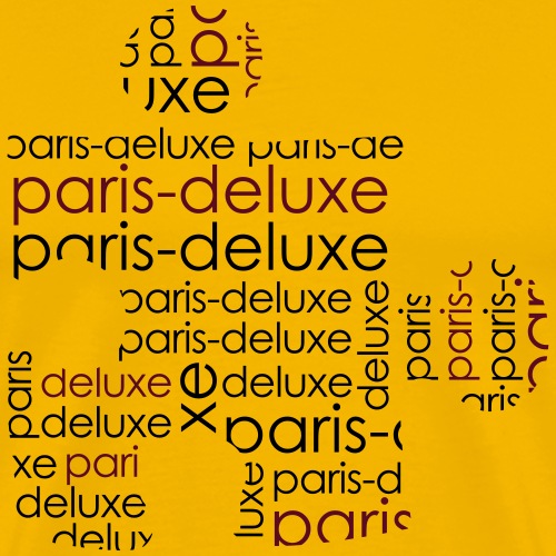 Paris Deluxe Puzzle Motiv - Männer Premium T-Shirt