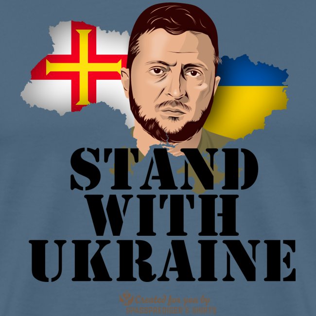 Ukraine Unterstützer Merch Insel Guernsey