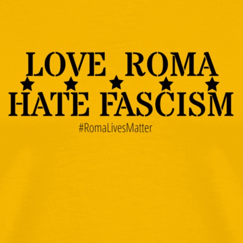 Liebe Roma Hass Faschismus - Männer Premium T-Shirt