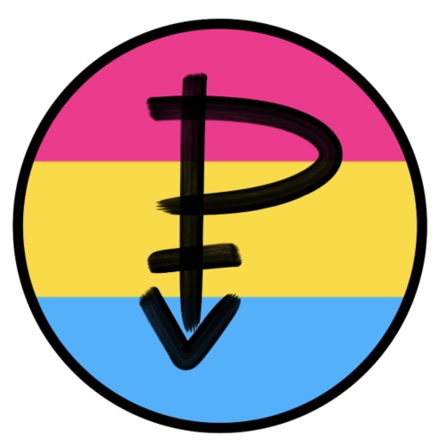 Emblem Pansexuell - Männer Premium T-Shirt
