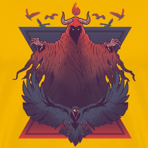 demone corvo - Maglietta Premium da uomo
