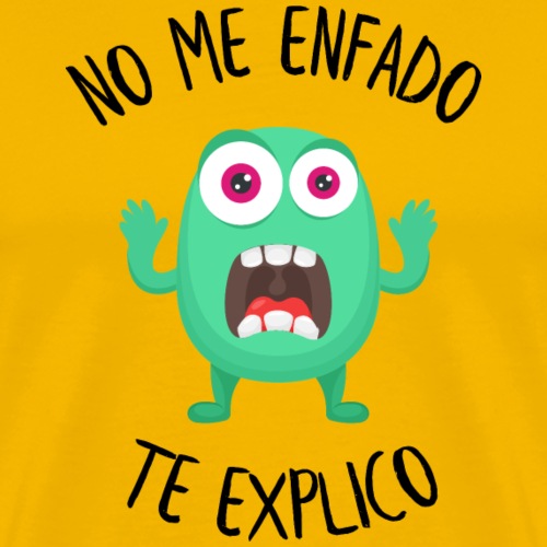 J'm'énerve pas, j'explique en espagnol - Camiseta premium hombre