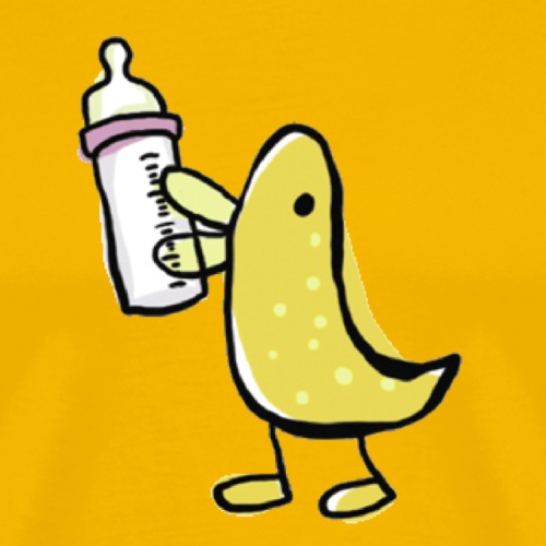 Ente mit Flasche - Männer Premium T-Shirt