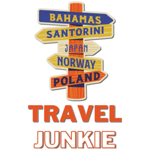traveljunkie - i like to travel - Männer Premium T-Shirt