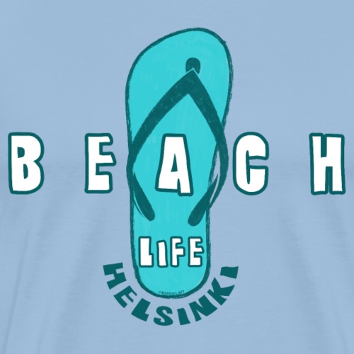 Beach Life Helsinki, Rantaelämä T-paidat, tuotteet - Miesten premium t-paita