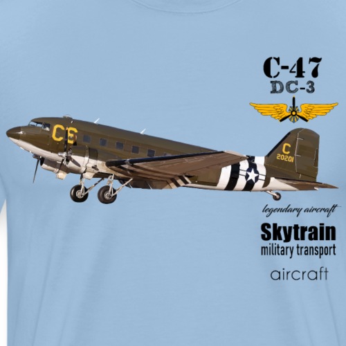 DC-3 C-47 - Männer Premium T-Shirt