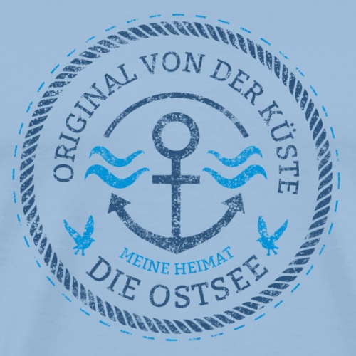 Ich bin ein Original von der Ostsee - Männer Premium T-Shirt