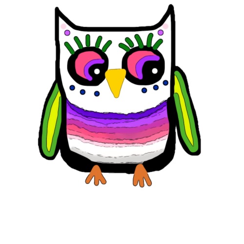 Colorful owl - Men's Premium T-Shirt