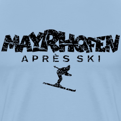 Mayrhofen Après-Ski Skifahrer - Männer Premium T-Shirt