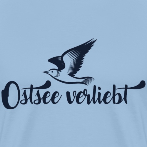 Ostsee verliebt - Männer Premium T-Shirt