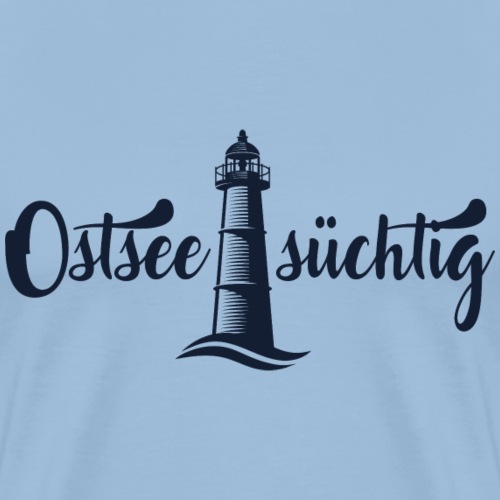 Ostsee süchtig - Männer Premium T-Shirt