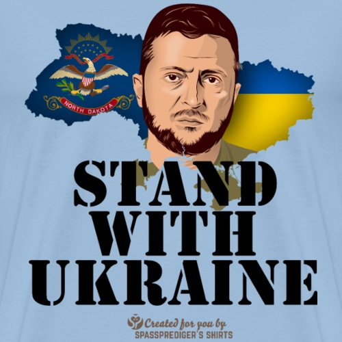 Ukraine North Dakota - Männer Premium T-Shirt