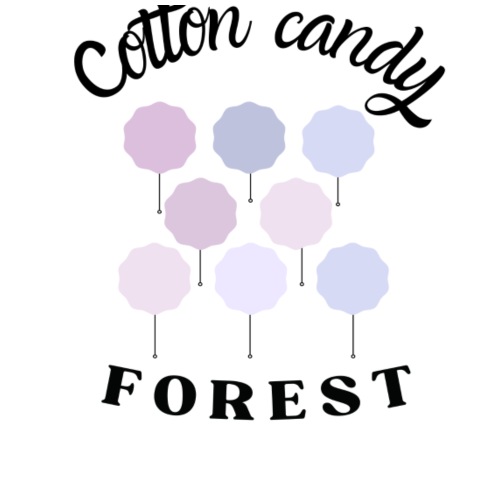 Cotton Candy Forest - Maglietta Premium da uomo