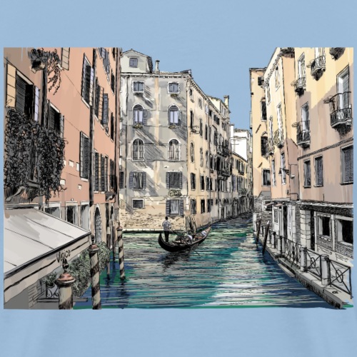 Venedig - Herre premium T-shirt