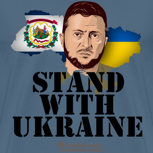 Ukraine West Virginia T-Shirt Design