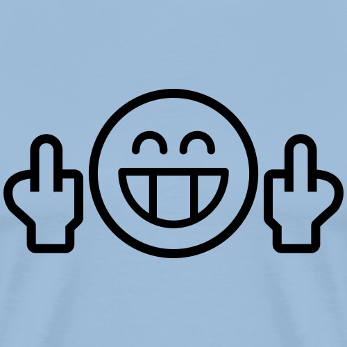 Emoji Grin Stinkfinger 1c