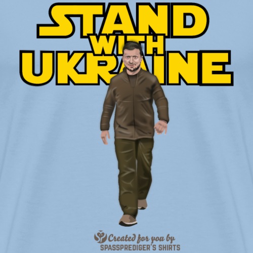 Ukraine Stand with Ukraine - Männer Premium T-Shirt