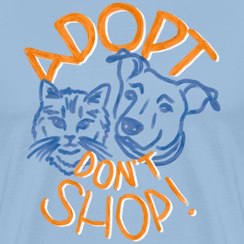 adopt - don´t shop - Männer Premium T-Shirt