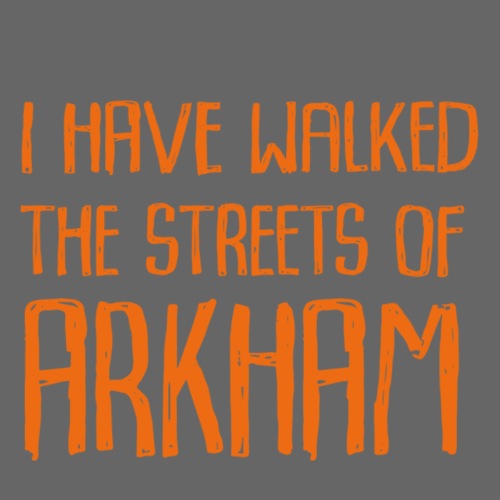 Streets of Arkham Orange - Premium-T-shirt herr
