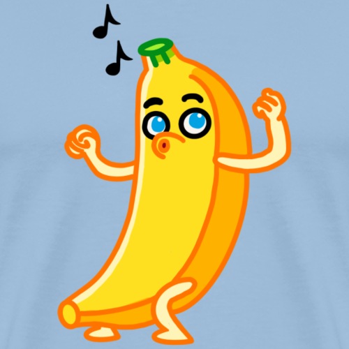 Musical Banana - Männer Premium T-Shirt