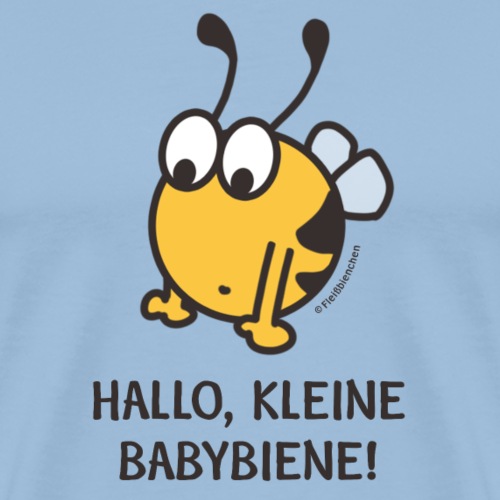 Hallo, kleine Babybiene! - Männer Premium T-Shirt