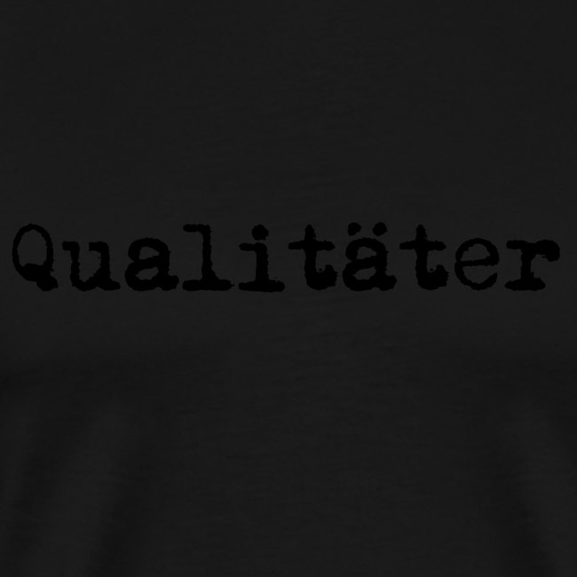 qualitaeter typewriter black