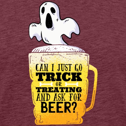 Halloween e birra - Maglietta Premium da uomo